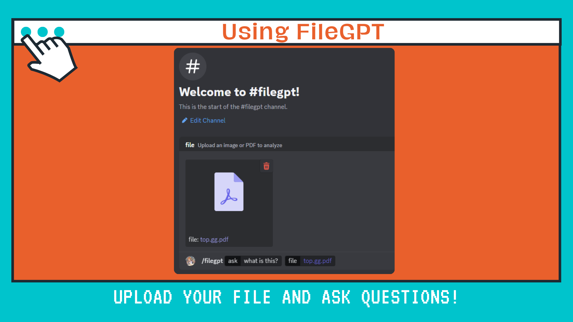 Intelligent File Analysis - Best Discord Study Bot Document Reader