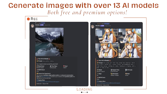 AI Image Generation Feature - Best Discord Study Bot with Creative Tools